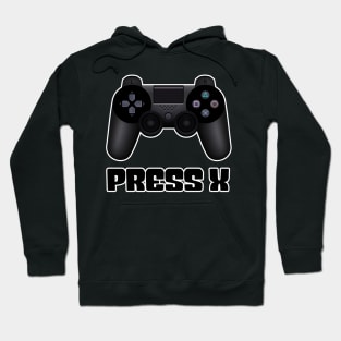 Nerdy gamer video gaming T shirt Gift Press X Hoodie